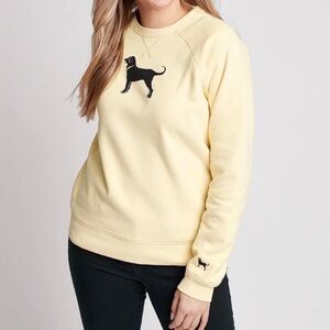 Black Dog Yellow Crewneck Sweatshirt